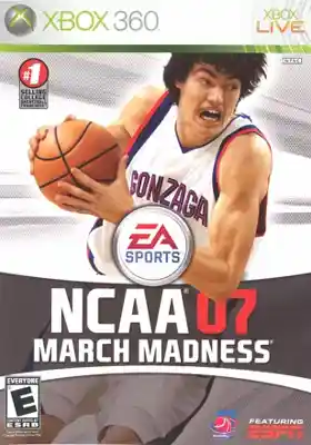 NCAA March Madness 07 (USA) box cover front